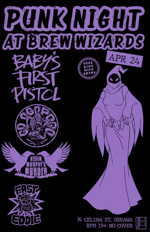 Baby's First Pistol / Go Ogopogo / Kevin Murphy's Murder / Fast Eddie