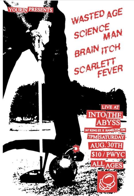 Wasted Age / Science Man / Brain Itch / Scarlett Fever