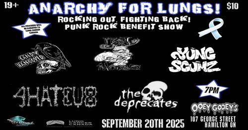 Anarchy for Lungs - Lung Cancer benefit