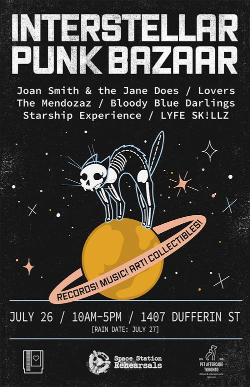 Joan Smith & the Jane Does / Bloody Blue Darlings / Lovers / The Mendozaz / LYFE SK!LLZ / Starship Experience