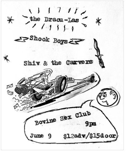 The Dracu-Las / Shook Boys / Shiv and the Carvers