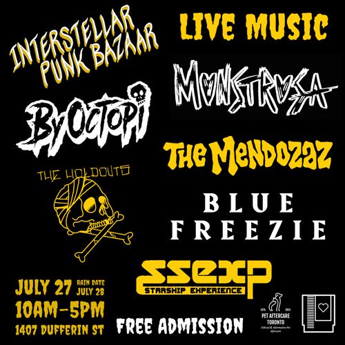 Monstrosa / By Octopi / The Mendozaz / The Holdouts / Blue Freezie / Starship Experience - All-Ages | No Cover