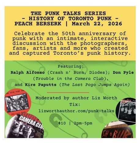 The Punk Talk Series - History of Toronto Punk