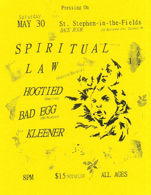 SPIRITUAL LAW (Austria), HOGTIED, KLEENER