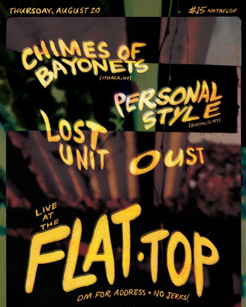 Chimes of Bayonets (NY) / Lost Unit / Oust / Personal Style (NY) 