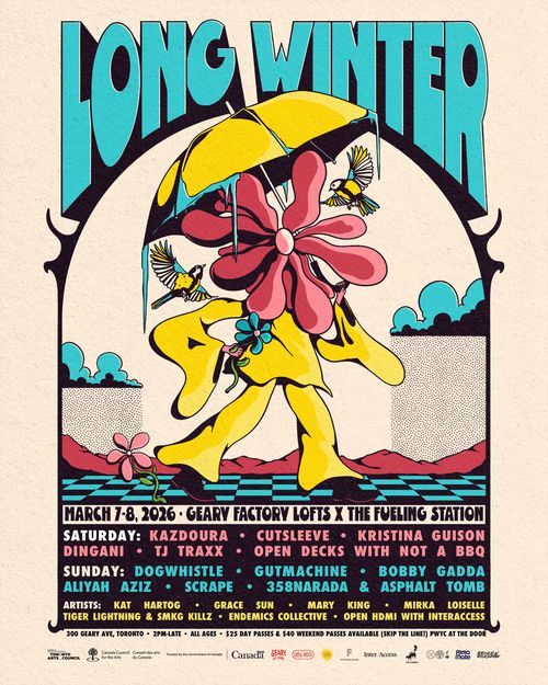 Long Winter x Geary Art Crawl with Dogwhistle, Gutmachine, SCRAPE, 358NARADA  ASPHALT TOMB, AND MORE T