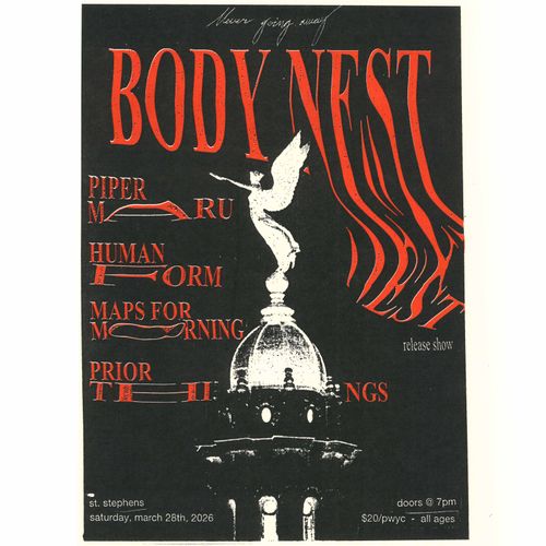 BODY NEST [demo release] / PIPER MARU / HUMAN FORM / MAPS FOR MORNING / PRIOR THINGS 