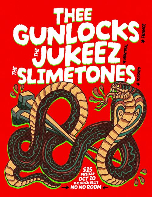 Thee Gunlocks / The Jukeez / The Slimetones