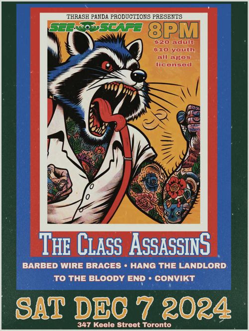 Class Assassins / Barbed Wire Braces / Hang the Landlord / To the Bloody End / Convikt