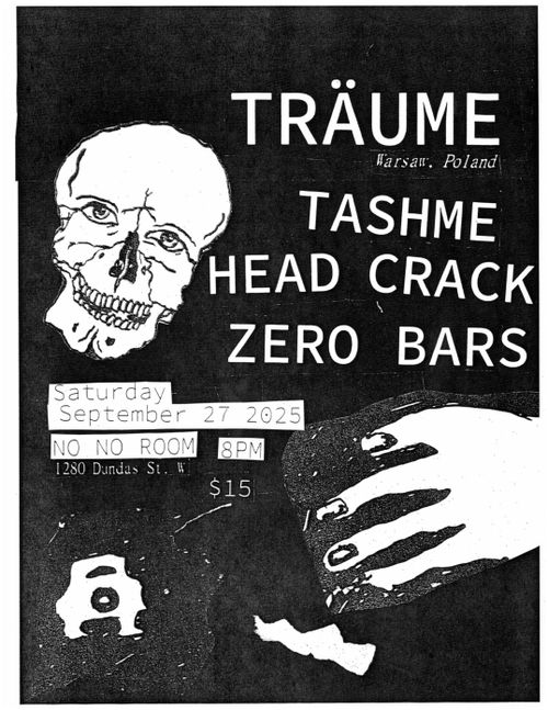 TRÄUME + TASHME + HEAD CRACK + ZERO BARS