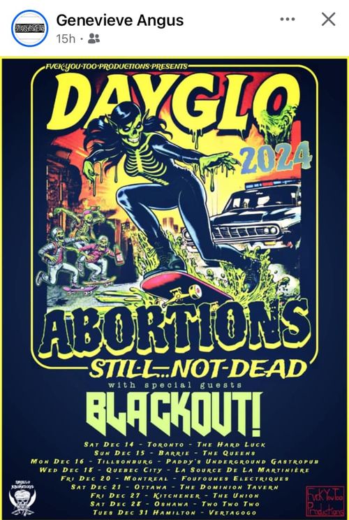 Dayglo Abortions / Blackout!