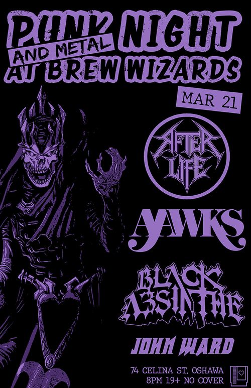 Afterlife / AAWKS / Black Absinthe / John Ward