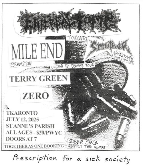 Ethereal Tomb / Smuther / Mile End on TOUR
