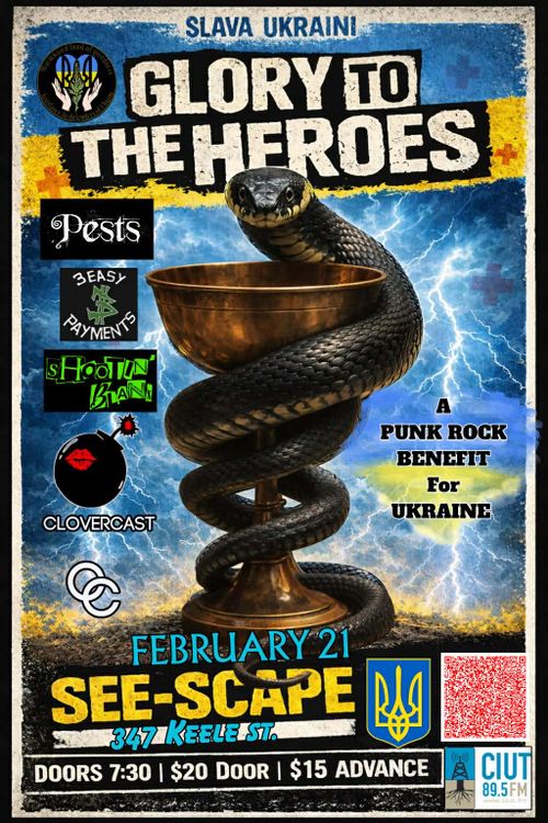 Glory to the Heroes - a punk rock benefit for Ukraine