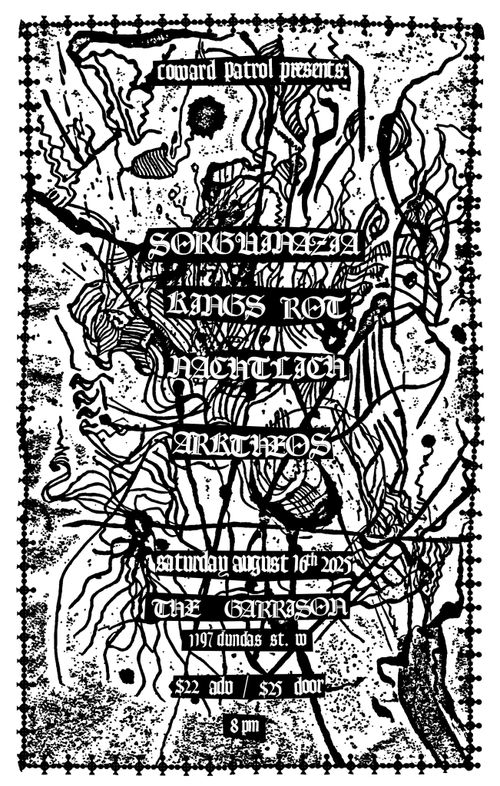 SORGUINAZIA + KINGS ROT + NÄCHTLICH + ARKTHEOS