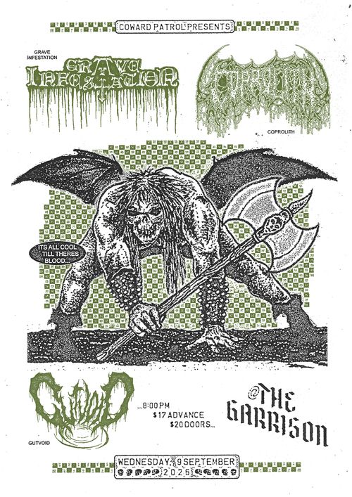 GRAVE INFESTATION + COPROLITH + GUTVOID