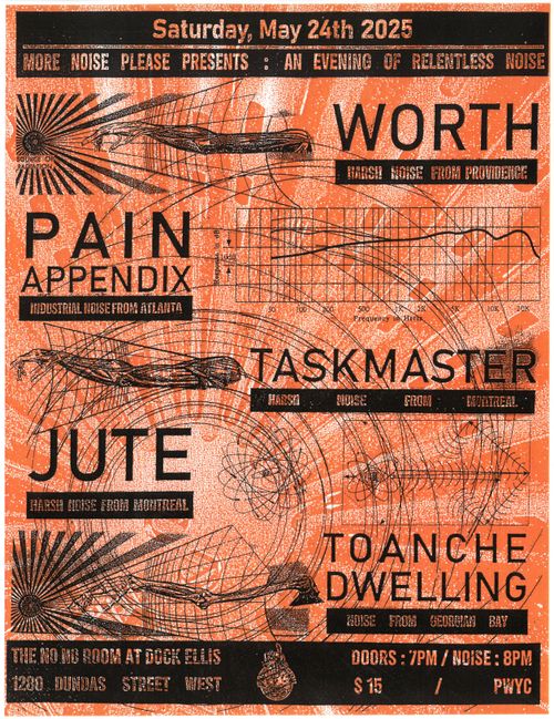 MORE NOISE PLEASE! PRESENTS: AN EVENING OF RELENTLESS NOISE