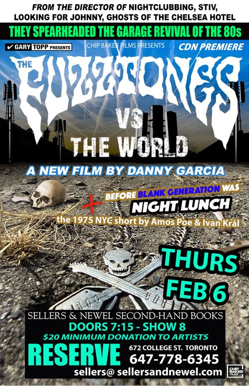 Film Screening: The Fuzztones vs the World and Night Lunch