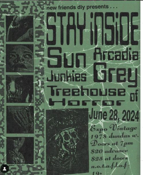 Stay Inside - Sun Junkies - Arcadia Grey - Treehouse of Horror 