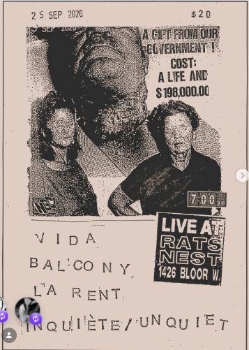 Vida / Balcony / La Rent / Unquiet