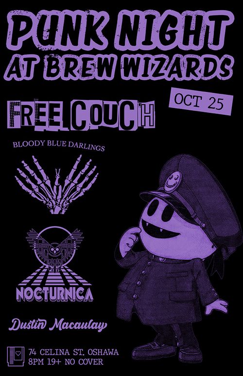 Free Couch / Bloody Blue Darlings / Nocturnica / Dustin Macaulay