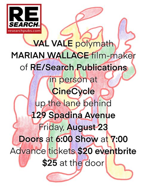 Re/Search publications - talk with Val Vale and Miriam Wallace