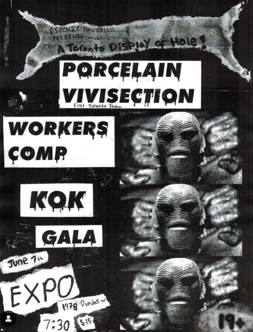 Porcelain Vivisection / Workers Comp / Kok / Gala