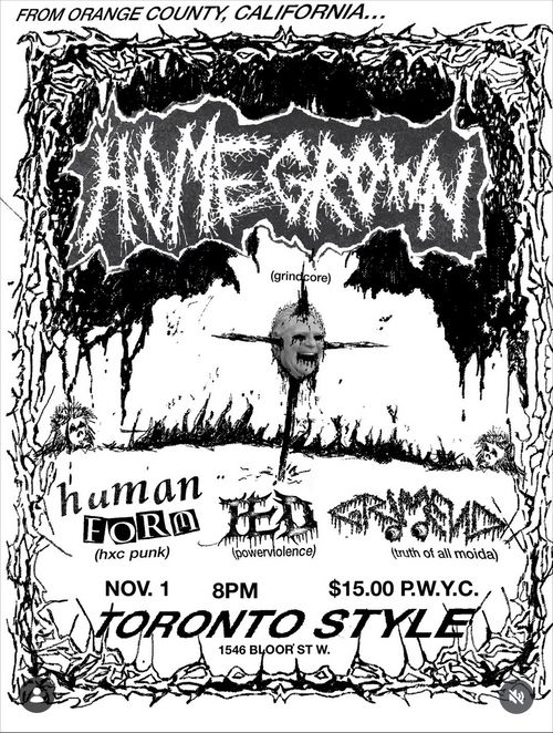 Homegrown, Human Form, IED, Grimend