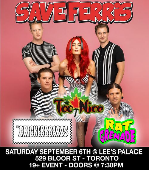 Save Ferris | TooNice | Checkerboards | Rat Grenade @ Lees
