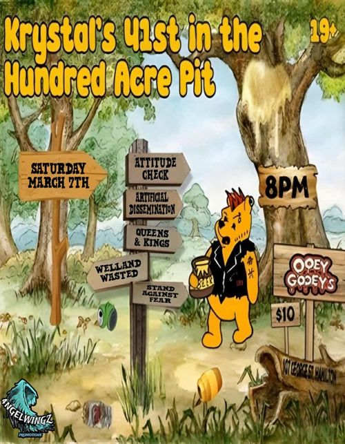 ARTIFICIAL DISSEMINATION/ STAND AGAINST FEAR_(SAF)/ WELLAND WASTED/ QUEEN'S & KINGS/ ATTITUDE CHECK celebrate Krystal's 41st Birthday!