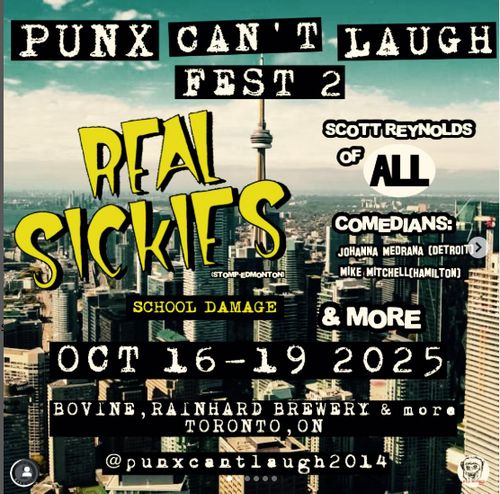 Punx can't laugh fest 2 with Real Sickies