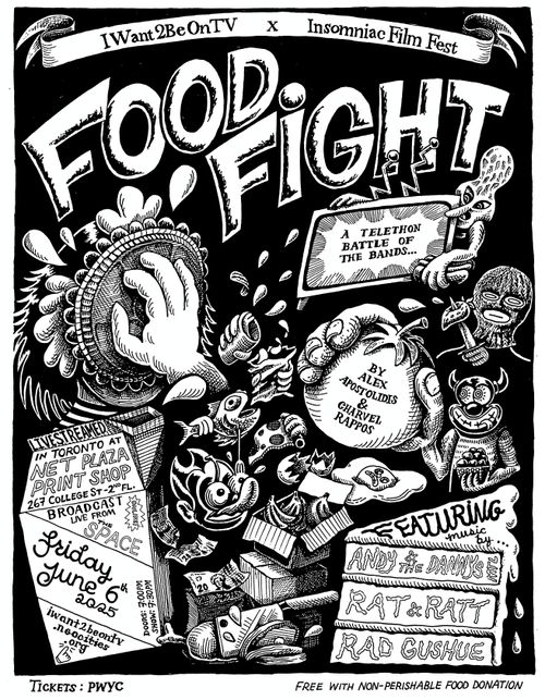 IW2BOTV X IFO X SUONI X LAWNYA VAWNYA : FOOD FIGHT - a telethon battle of the bands against food insecurity