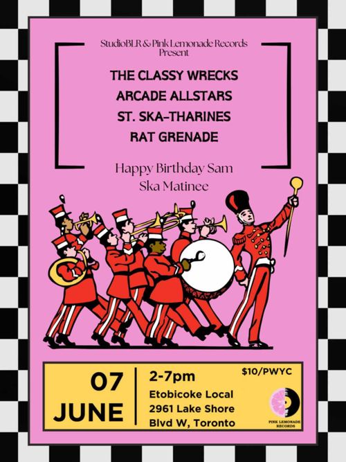 All Ages Matinee - Classy Wrecks, Arcade All Stars, SKAtharines & Rat Grenade