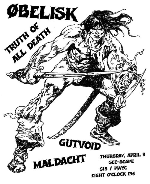 Øbelisk / Truth Of All Death / Gutvoid / Maldacht
