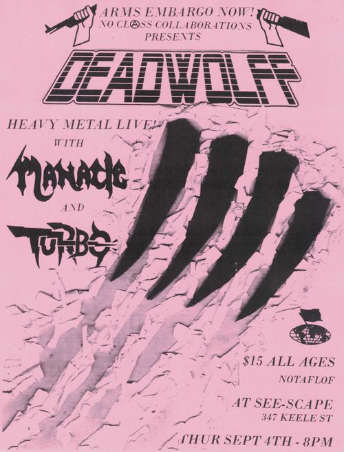 DEADWOLFF / MANACLE / TURBO