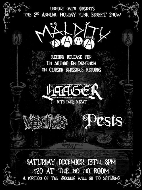 Maldita Record Release/Xmas Fundraiser