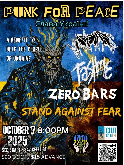 Punk for Peace - Stand Against Fear / Wasted Age / Tashme / Zero Bars