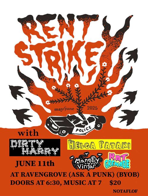 Rent Strike, Dirty Harry, Helga Pataki, Mangey Vintar & Rat Grenade