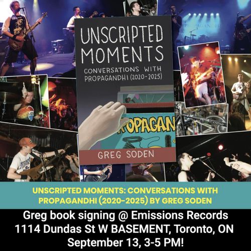 UNSCRIPTED MOMENTS: CONVERSATIONS WITH PROPAGANDHI (Book Launch) 