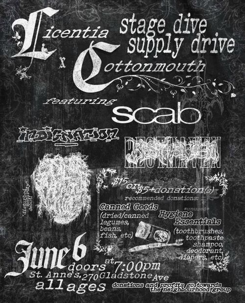 STAGE DIVE SUPPLY DRIVE